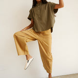 The Karate Pant in Tan
