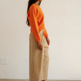 The Daily Sweatshirt in Orange