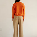 The Daily Sweatshirt in Orange
