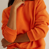 The Daily Sweatshirt in Orange
