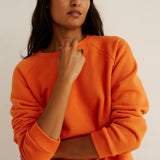The Daily Sweatshirt in Orange