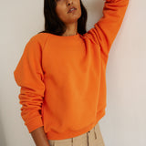 The Daily Sweatshirt in Orange