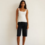 The Undershirt Rib Tank in White