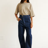 The Draped Tee in French Grey