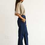 The Draped Tee in French Grey