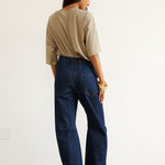 The Draped Tee in French Grey