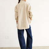 The Weekend Shirt in Chianti Stripe