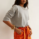 The Daily Sweatshirt in Heather Grey