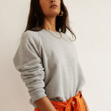 The Daily Sweatshirt in Heather Grey