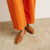 The Weave Slip On in Cognac