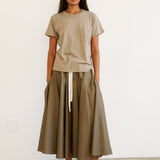 The Italian Summer Skirt in Taupe