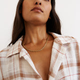 The Fields Shirt in Natural Plaid