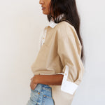 The Popover in Honey Stripe