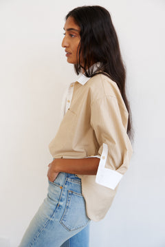 The Popover in Honey Stripe