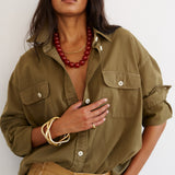 The Big Shirt in Khaki