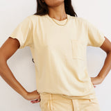 The Pocket Tee in Butter