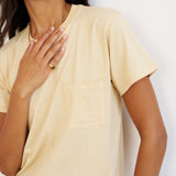 The Pocket Tee in Butter