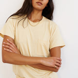The Pocket Tee in Butter