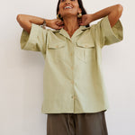 The Safari Shirt in Pistachio