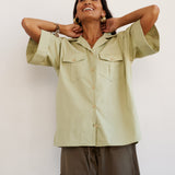The Safari Shirt in Pistachio