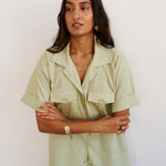 The Safari Shirt in Pistachio