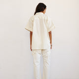 The Safari Shirt in Ecru