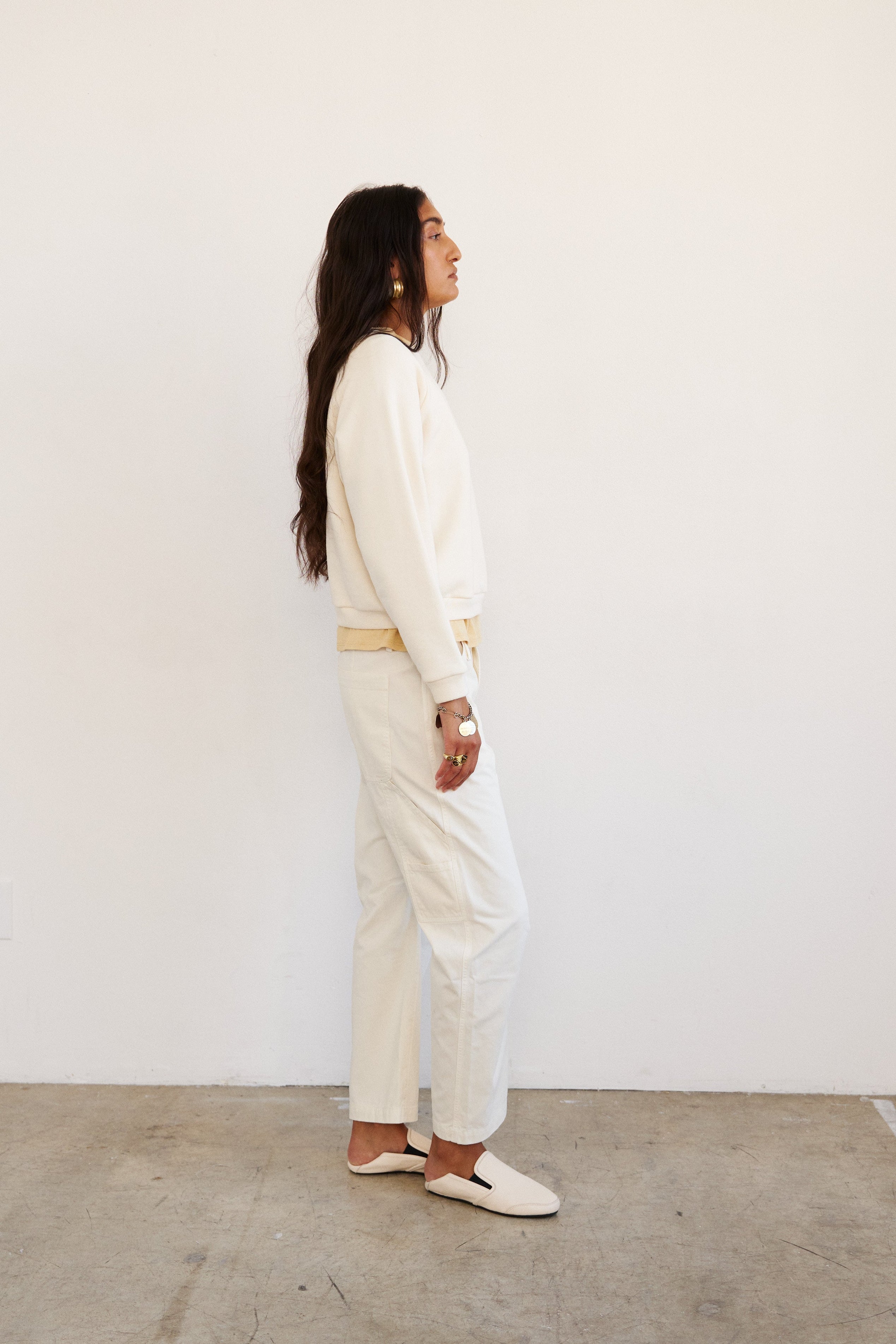 The Daily Sweatshirt in Ecru