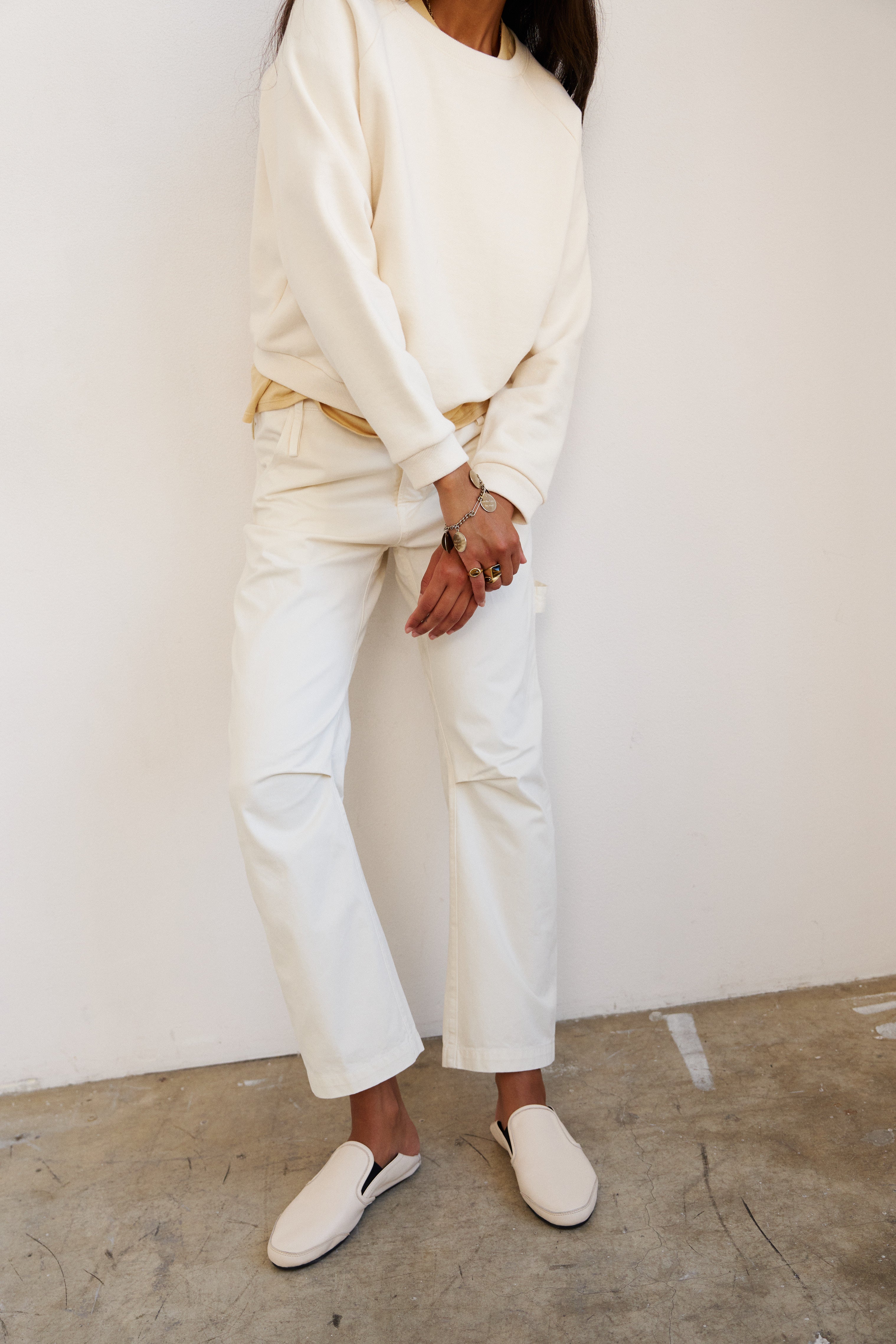 The Daily Sweatshirt in Ecru