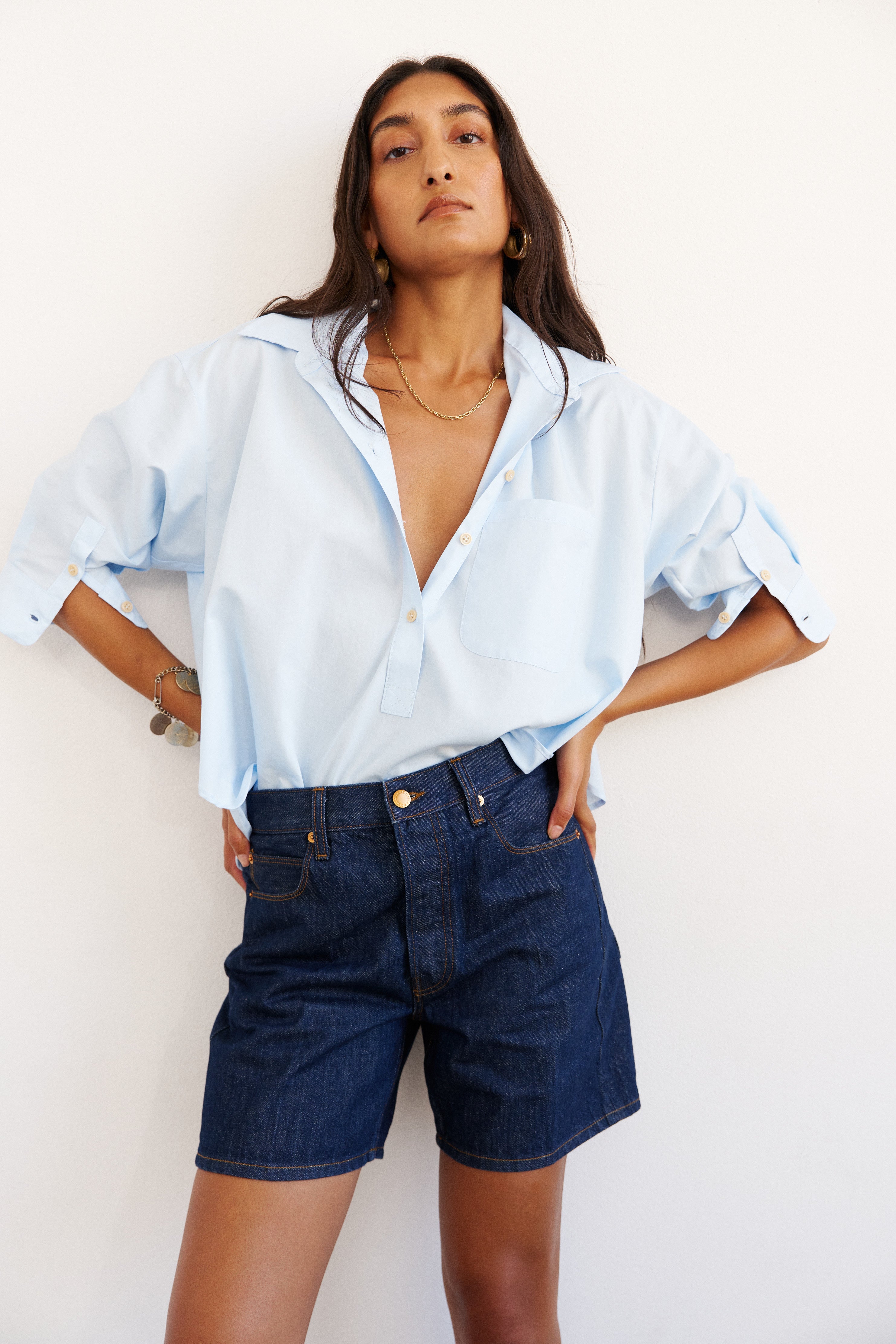 The Tailor Short in Raw Rinse