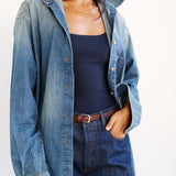 The Undershirt Rib Tank in Navy