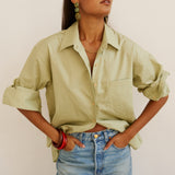 The Weekend Shirt in Pistachio
