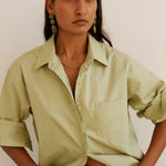 The Weekend Shirt in Pistachio