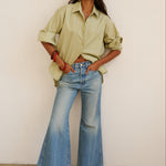 The Bell Crop in Beach Indigo