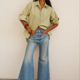 The Bell Crop in Beach Indigo