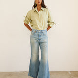 The Bell Crop in Beach Indigo