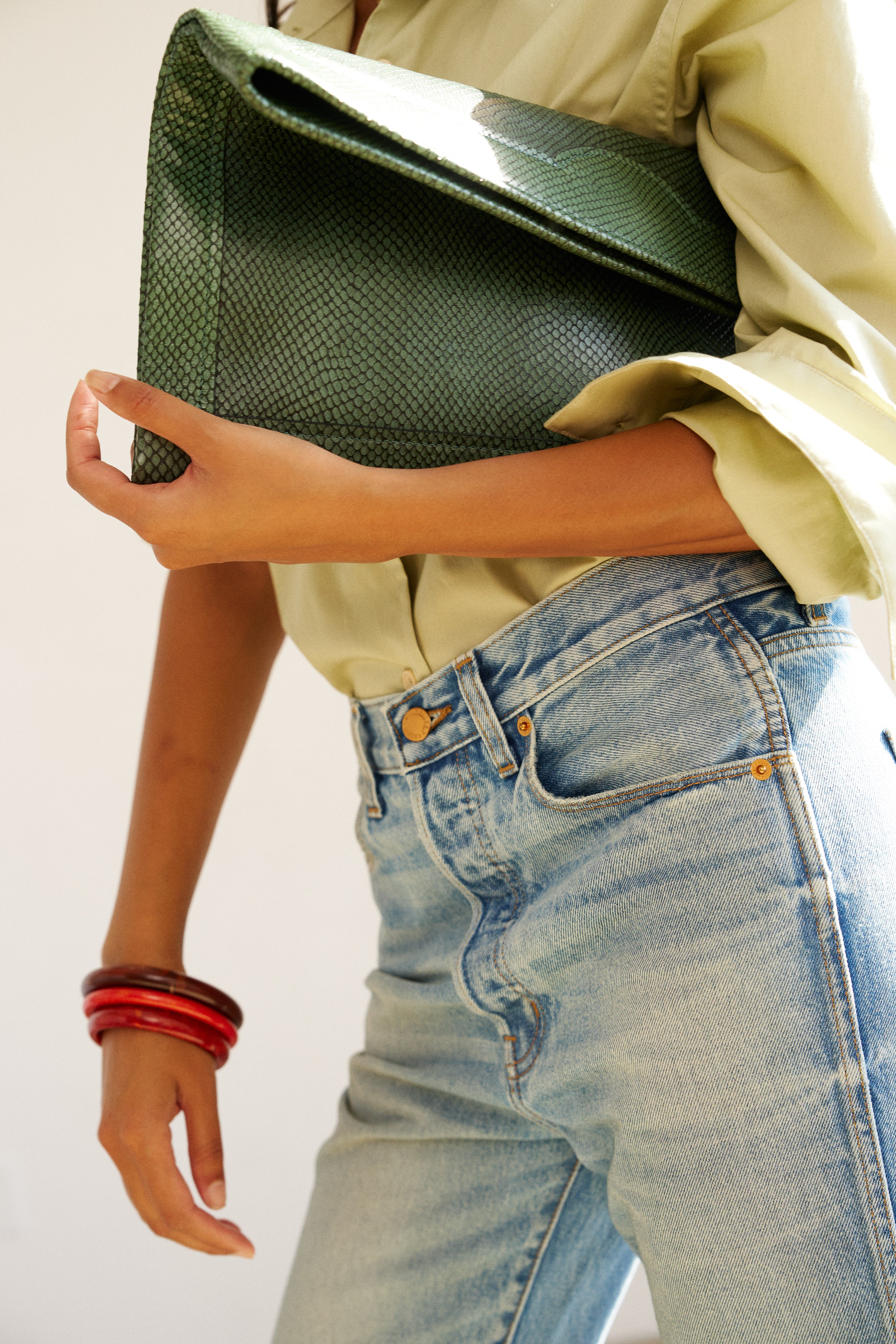 The Weekend Shirt in Pistachio