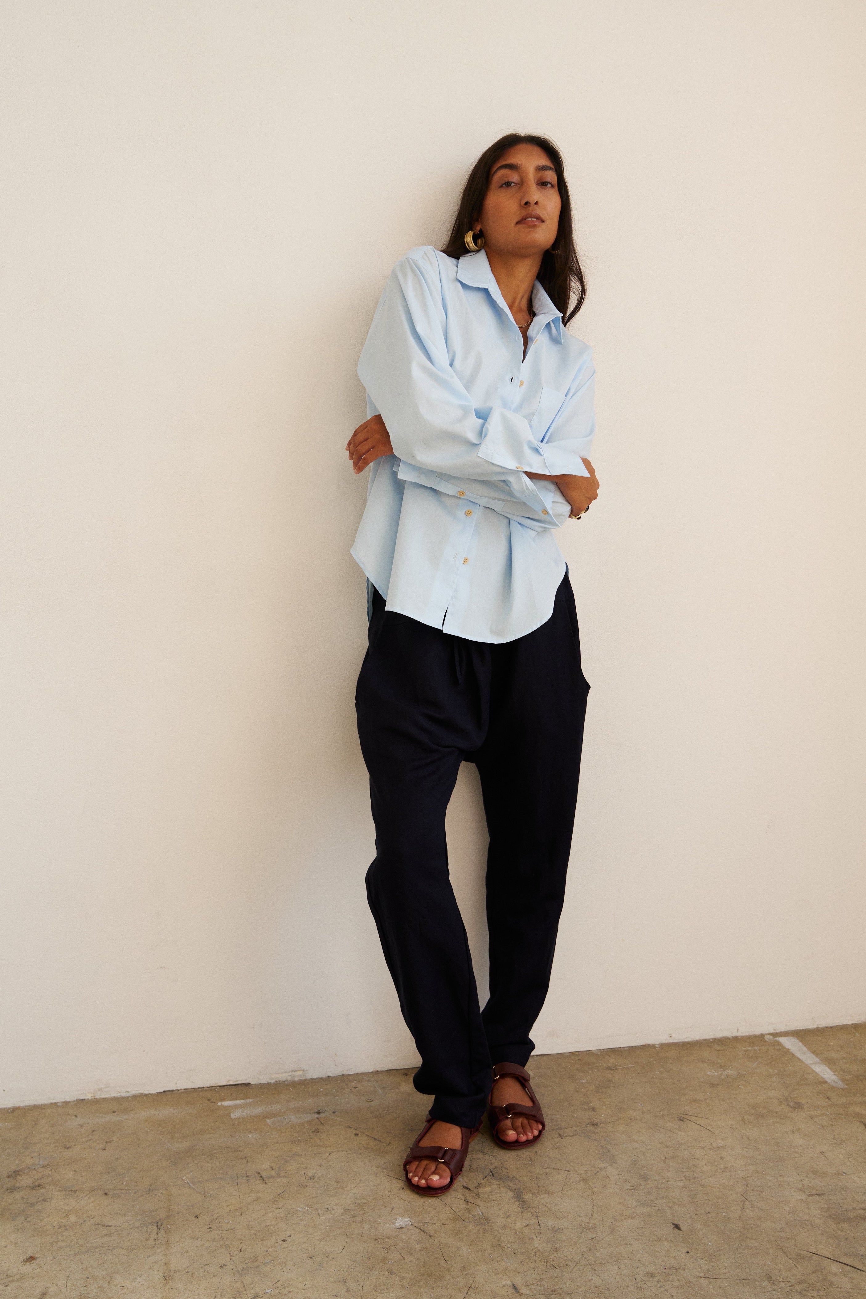 The Weekend Shirt in Baby Blue