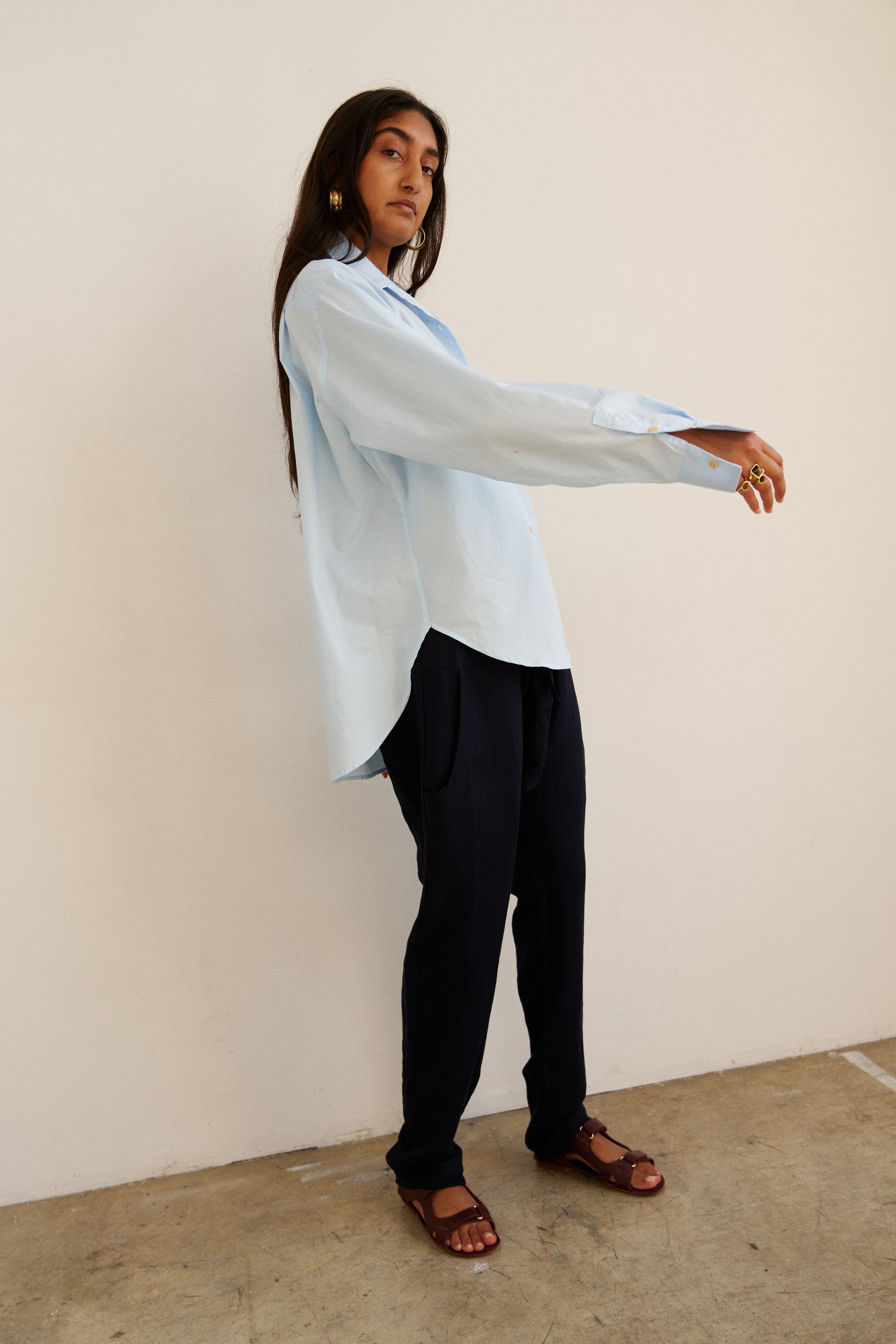The Weekend Shirt in Baby Blue