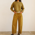 The Baggy Painter Crop in Avo