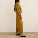 The Baggy Painter Crop in Avo