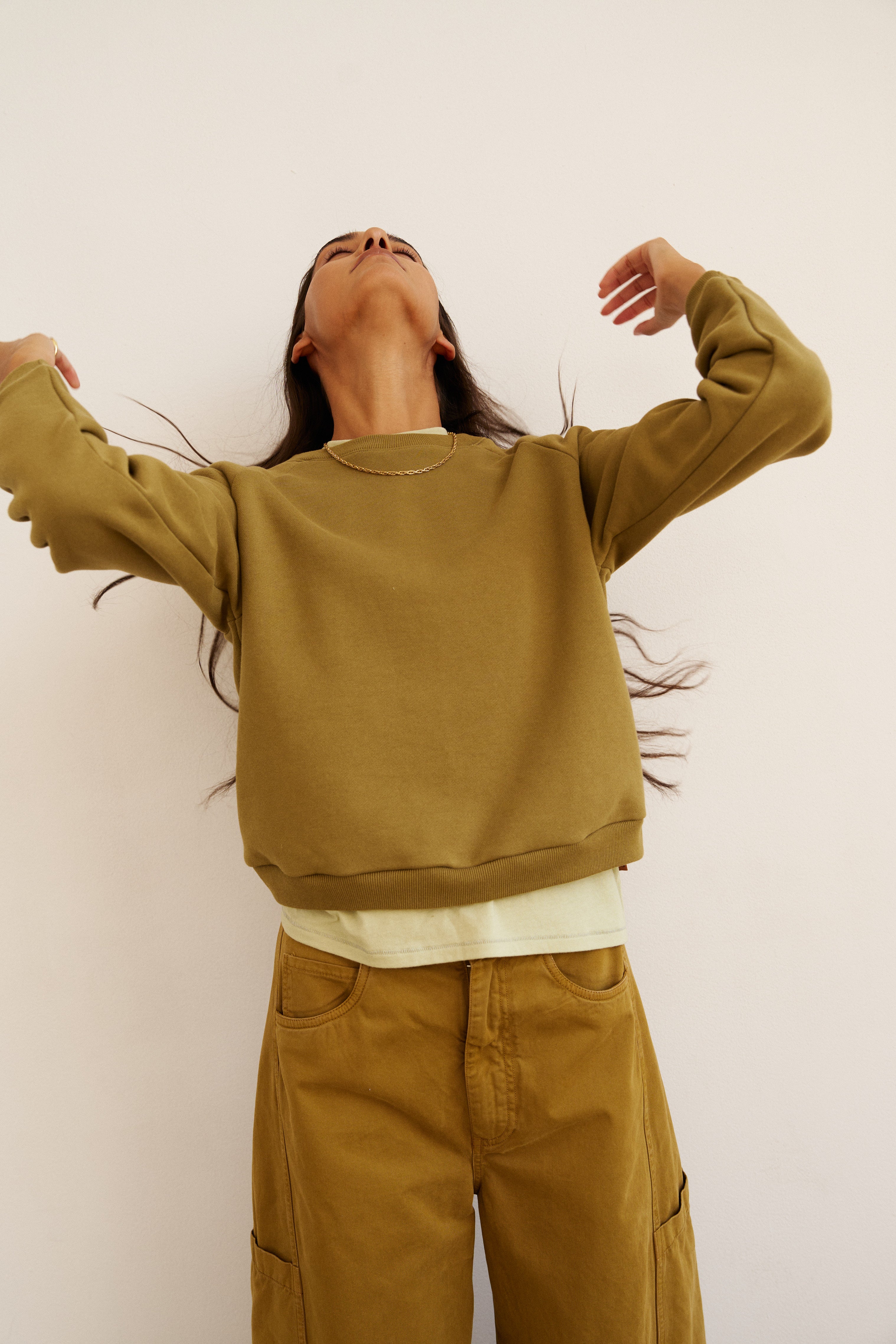 The Daily Sweatshirt in Avo