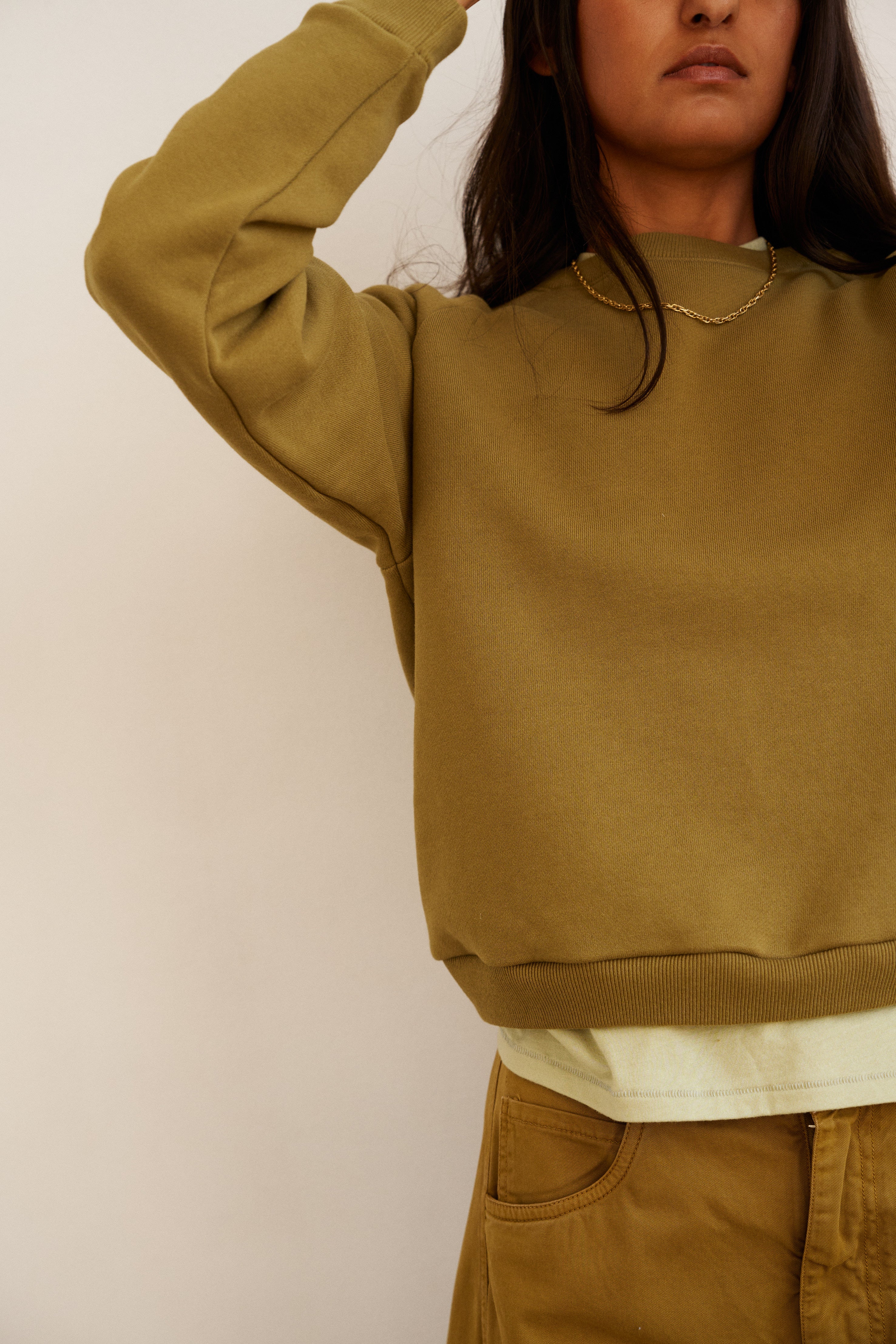 The Daily Sweatshirt in Avo