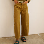 The Baggy Painter Crop in Avo