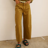 The Baggy Painter Crop in Avo