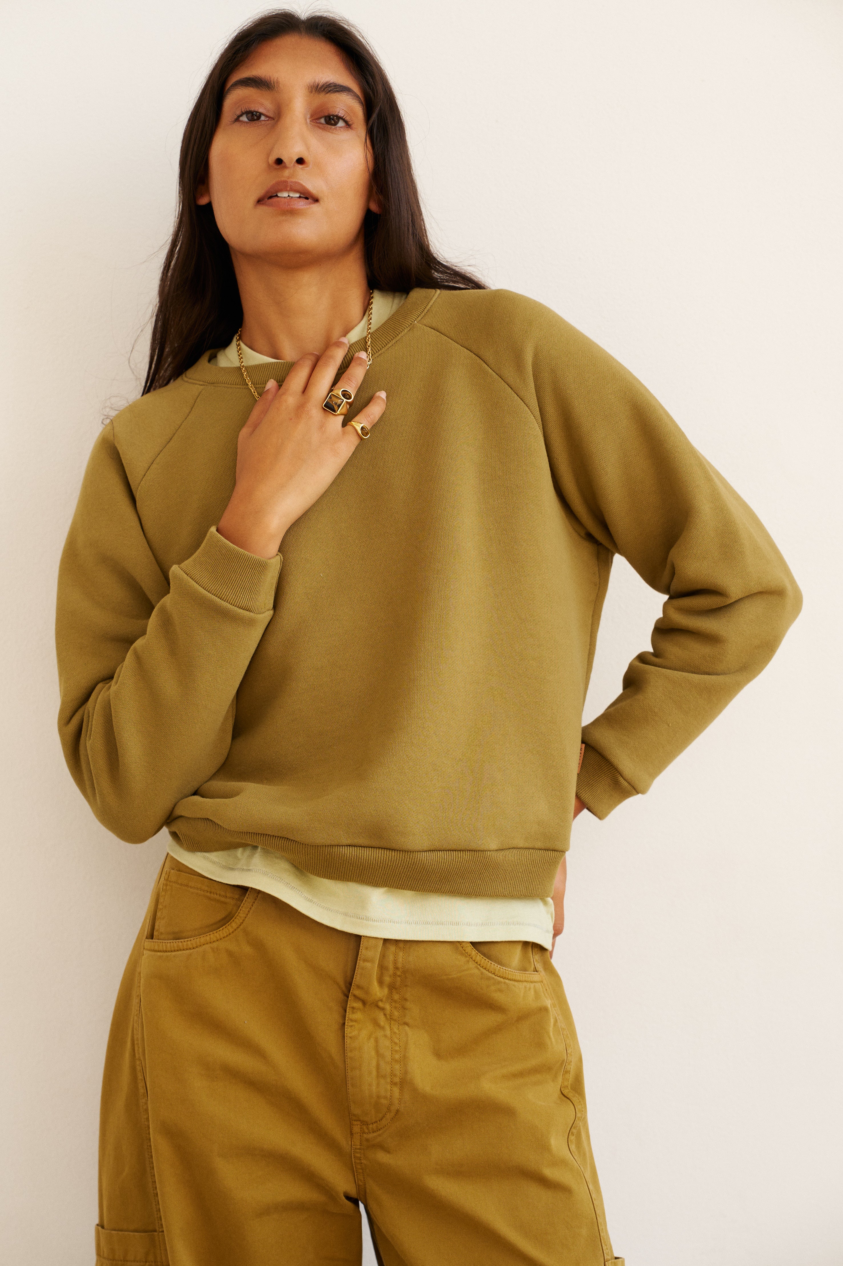 The Daily Sweatshirt in Avo