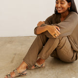 The Double Buckle Sandal in Python