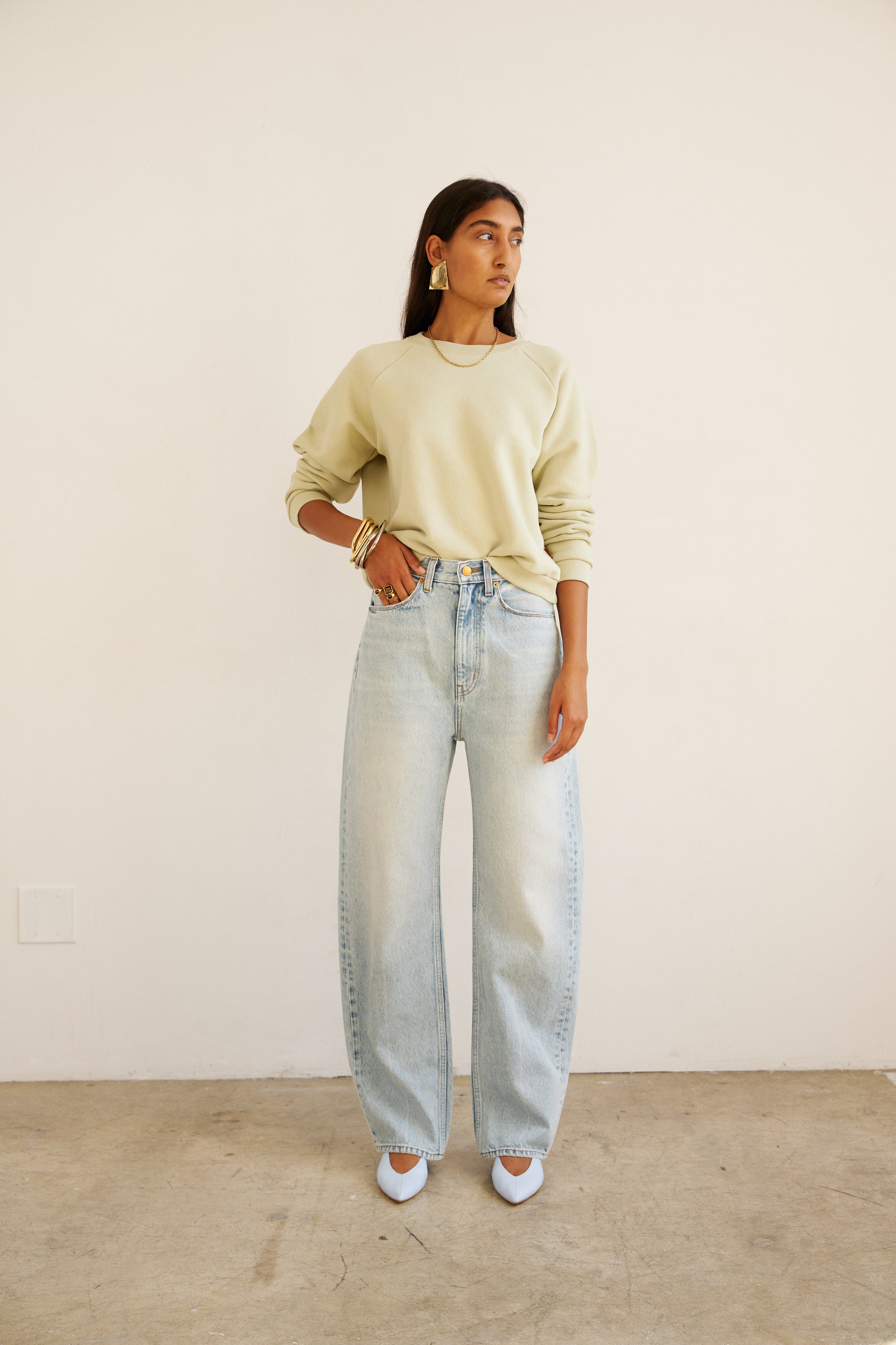 The Daily Sweatshirt in Pistachio