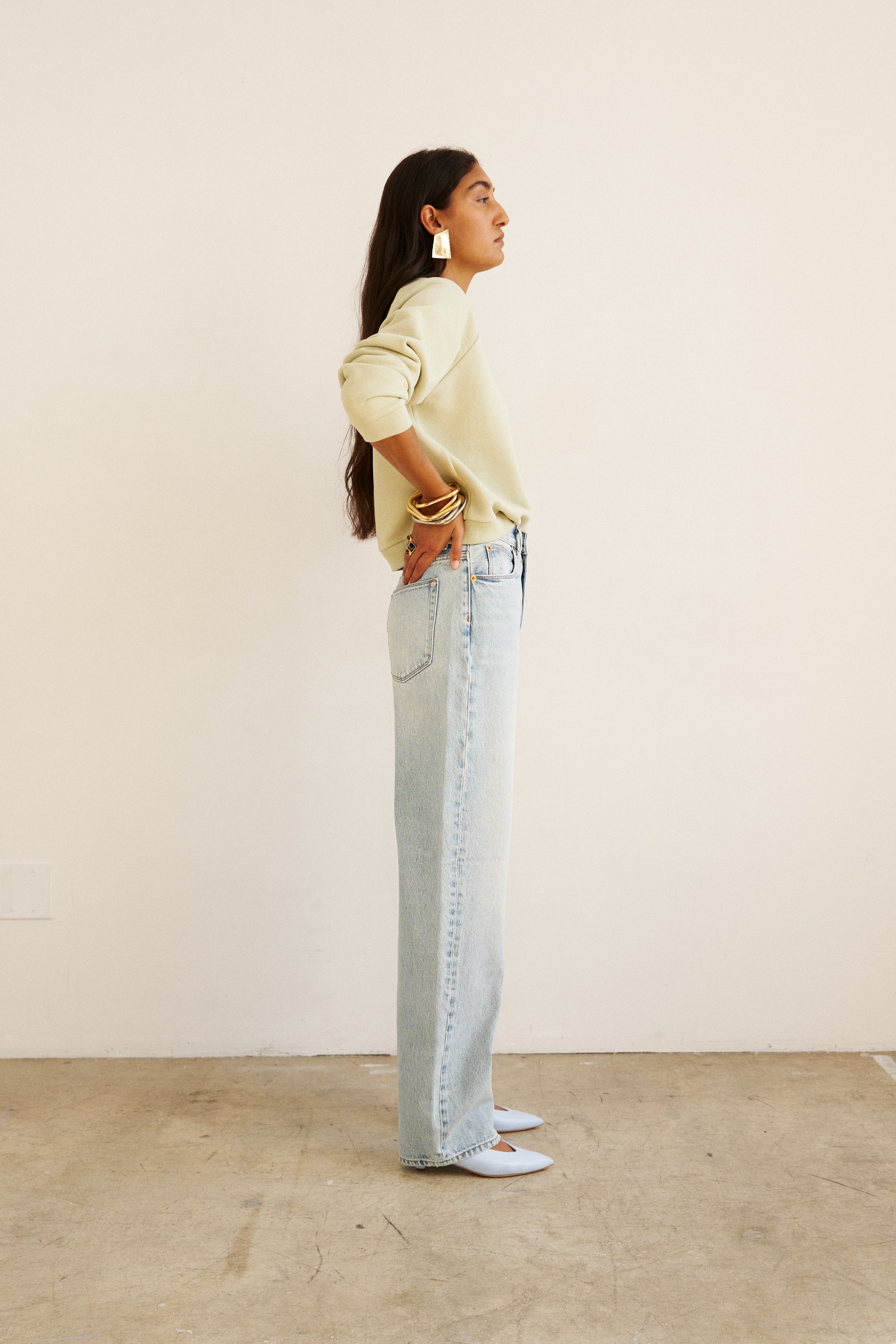 The Daily Sweatshirt in Pistachio