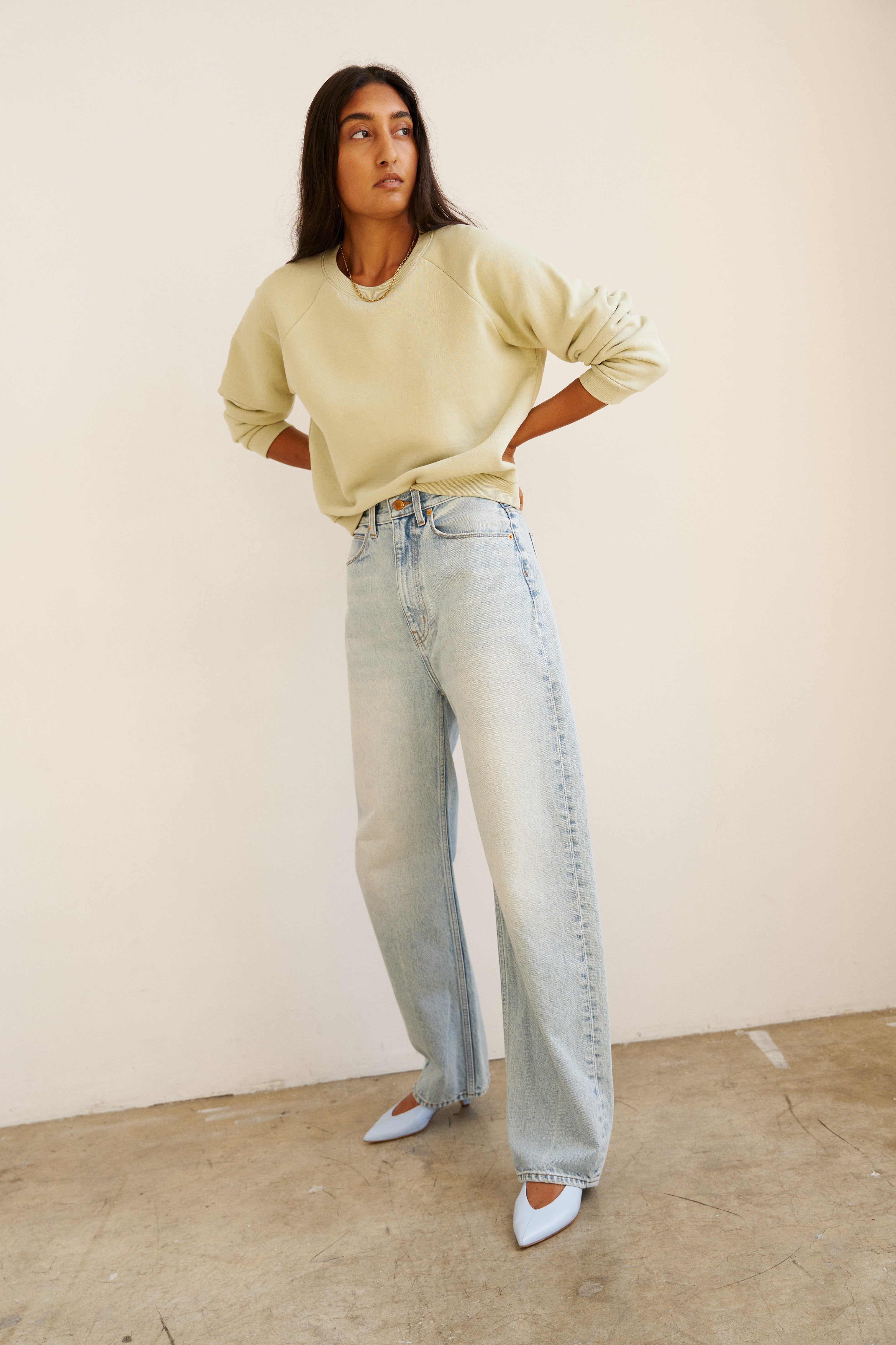 The Daily Sweatshirt in Pistachio