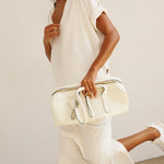 The Column Skirt in White